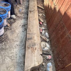 Wood Beam 13'7" 1/2 Long