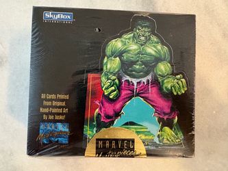1992 marvel masterpieces sealed box