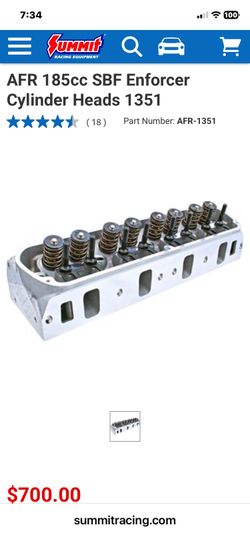 AFR 185cc SBF Enforcer Cylinder Heads 1351