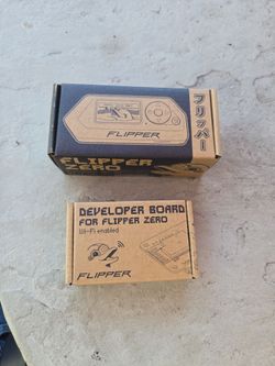 NEW Flipper Zero + Official Wi-Fi Developer Board Bundle - Factory Sealed