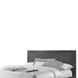 Nova Domus Soria Modern Grey Wash Headboard  King  Size 