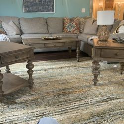 Coffee Table and Two Endables 