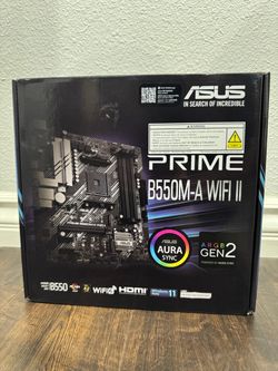 ASUS Prime B550M-A Wifi II AMD AM4 DDR4 Micro ATX Motherboard NEW