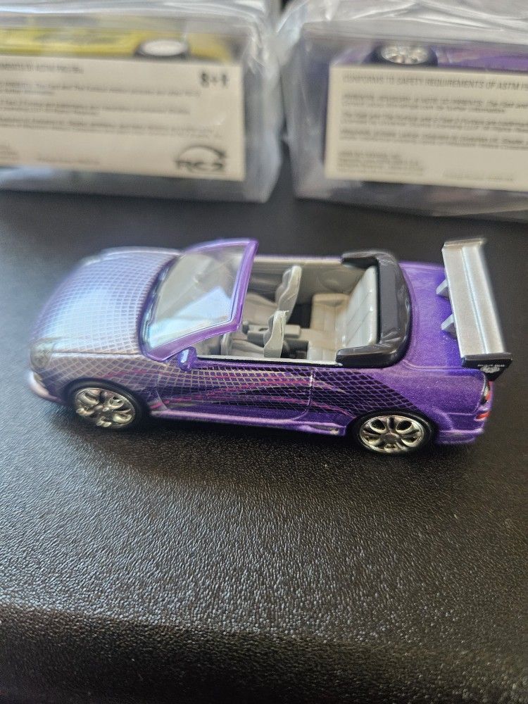 RC2 Pair of 2 Fast 2 Furious 1:64 Mitsubishi Eclipse Spyder