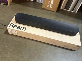 SONOS Beam Gen 2 Smart Soundbar | Dolby Atmos Home Theater Speaker | WiFi + Bluetooth Streaming | TV Sound System | Alexa & Google Assistant