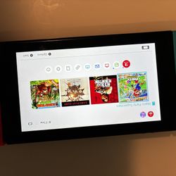 Nintendo switch With Games And Memory Card