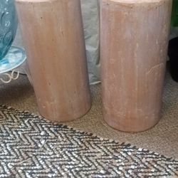 New Authentic Terracotta Floor Vases 40 Each Or 75 For The Set Heavy And Elegant Made In Spain 