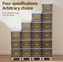 Stackable Plastic Drawer Storage Organizer
