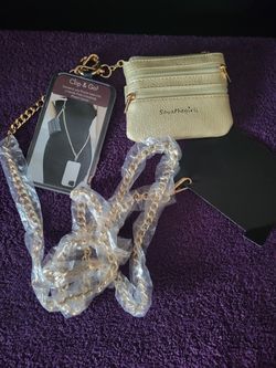 Clip & Go Chain Zippered Pouch