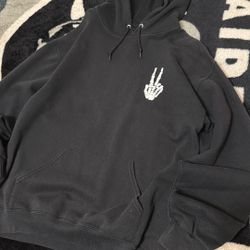 peace hoodie M