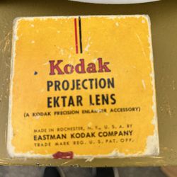 Vintage Kodak Ektar lens