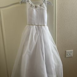 Children’s White Dress Size 10