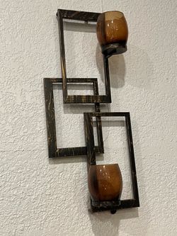 Wall candle holders