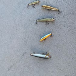 Fishing Lures, Jerk Baits And Fishing Box