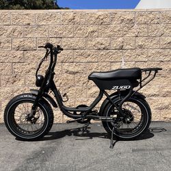 New - 1000Watt Step Thru Electric E-Bike, 16ah LG Battery, Full Suspension, Rear Rack