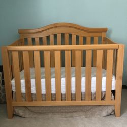 Baby Crib And Mattress