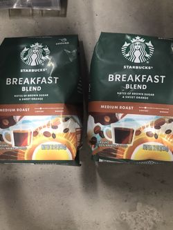2x Starbucks Breakfast Blend Coffee 