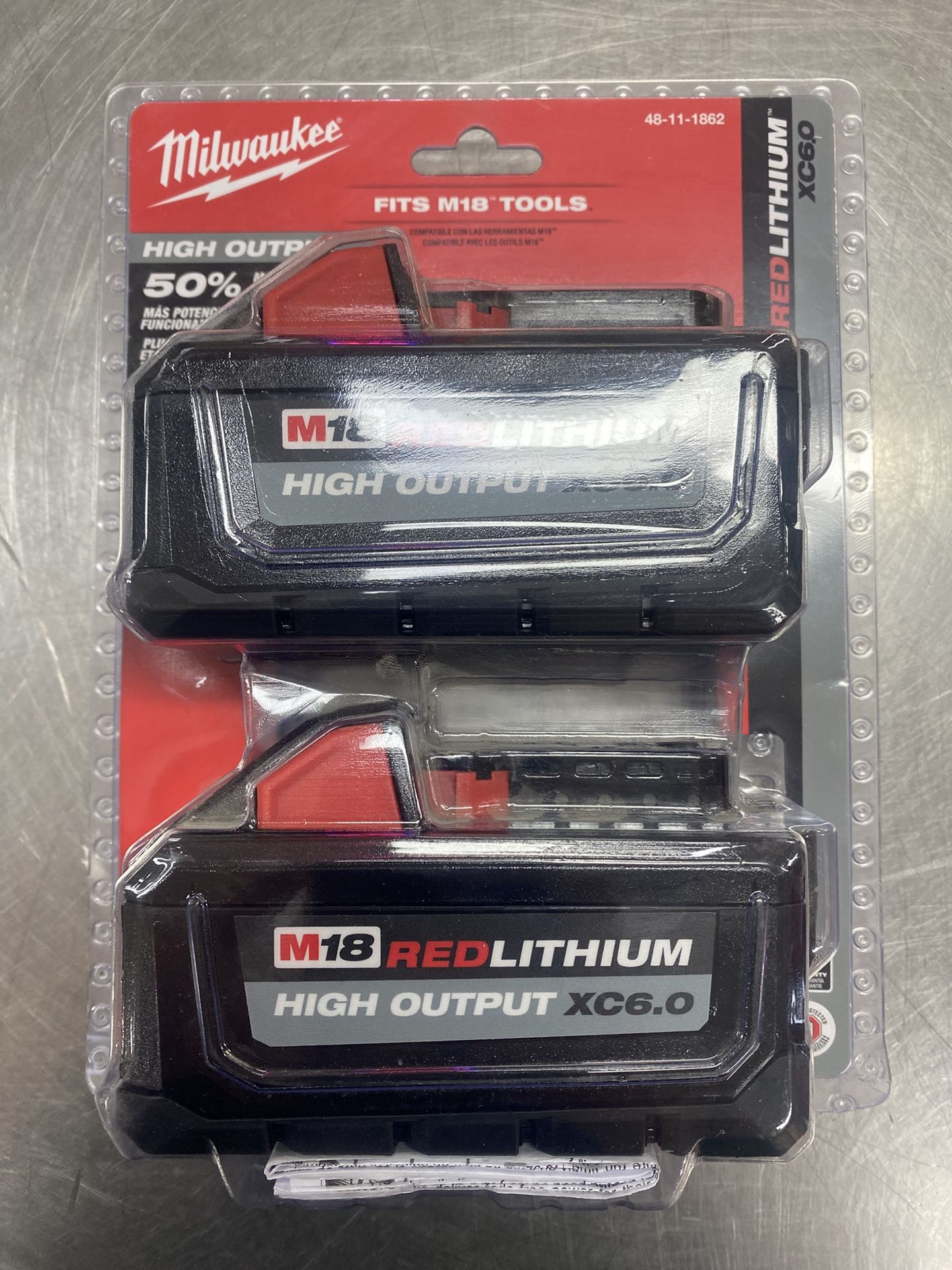 Milwaukee 2 Pack 6.0 18V Batteries