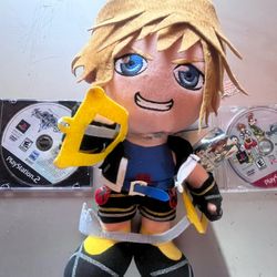 Ps2 Kingdom Hearts Games and Plushie 