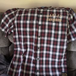 Harley Davidson, Short Sleeve Shirt, Medium