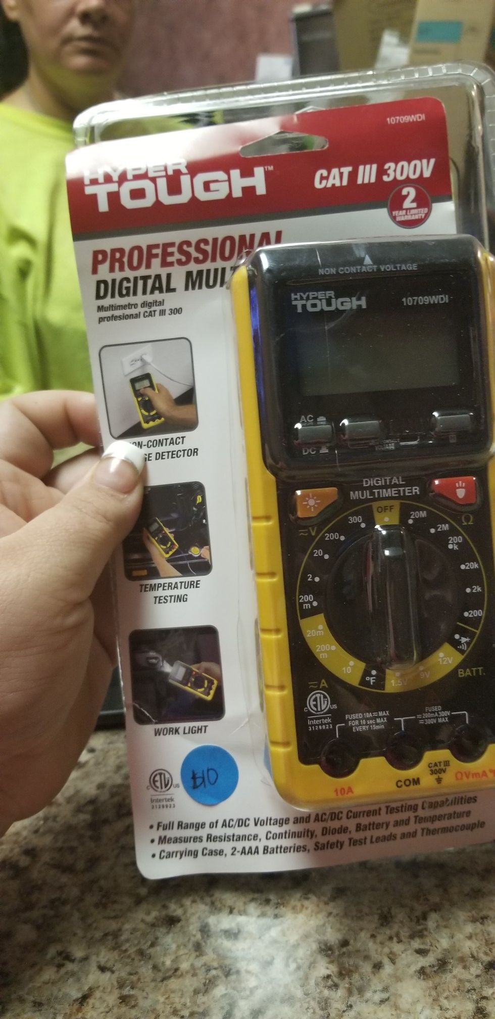 Hyper tough professional digital multimeter
