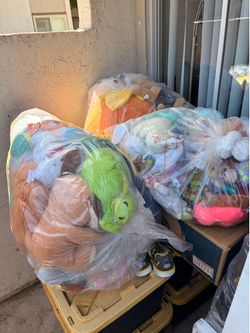 Bags of plushies