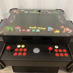 4 player cocktail table Pac-Man Arcade Video Game System