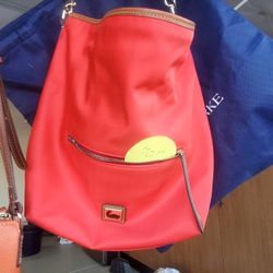 Designer Purse Dooney & Bourke Red