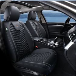 FLORICH Front Leather Seat Covers Universal Car Seat Covers 2PCS Trucks SUV Sedans ⭐NEW IN BOX⭐ CYISell