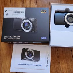 8K Digital Camera for Photography, 2026 Latest WiFi 88MP Vlogging Camera