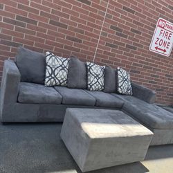 awesome, Nice Grey Sectional Couch