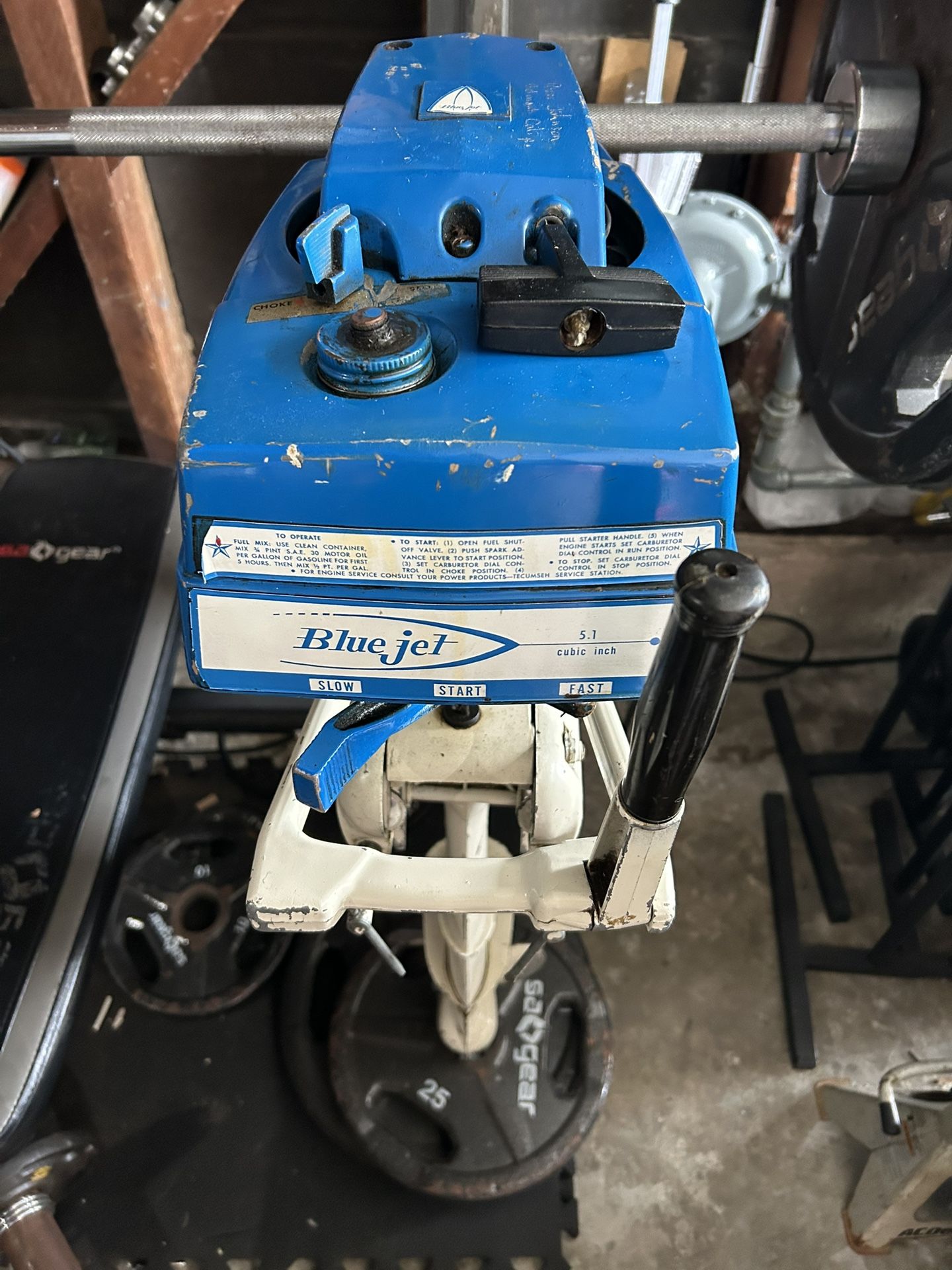 BLUE JET 1961-63 Outboard Motor 
