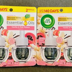 Air Wick Vanilla & Pink Papaya Plug-In Oils