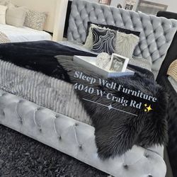 ✨️ King, Cal King, Queen Bed Frame ✨️ Furniture Sectionals, Bedrooms, Dining Avail