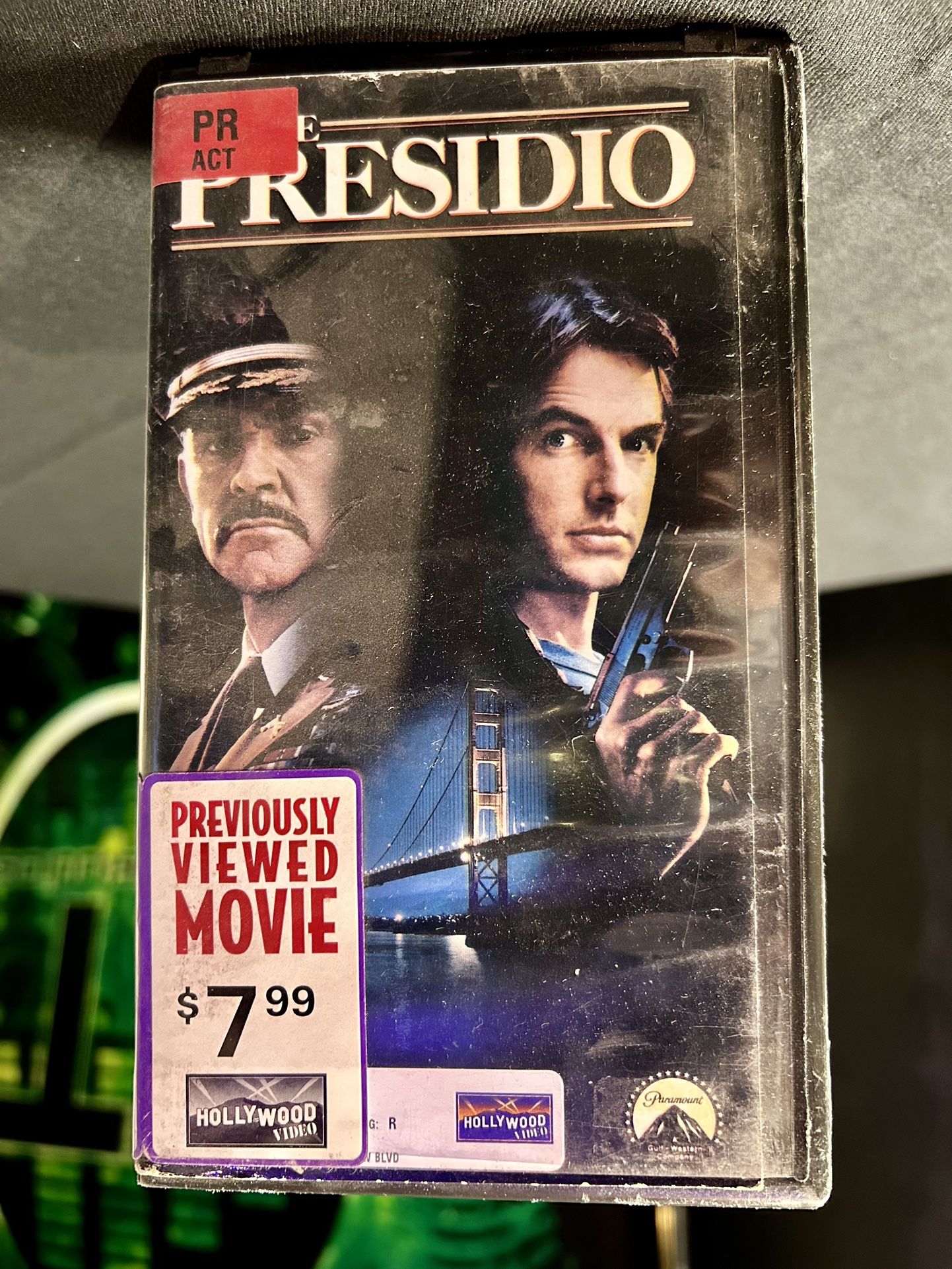 The Presidio - Sean Connery VHS
