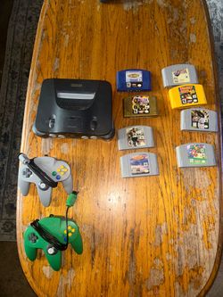 Nintendo 64 system and games