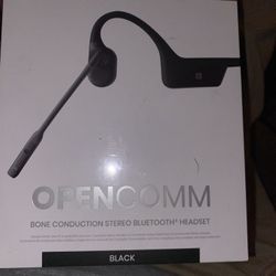 Shokz OpenComm Bone Conduction Stereo Bluetooth Headset