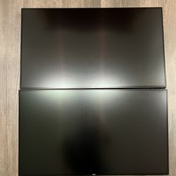 Dual Dell U2718q 4k Monitor With Stand 