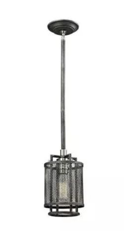 Home Decorators Collection 1- Light Black Outdoor Pendant