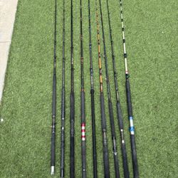 Fishing Rods $100-$350  15-100lb