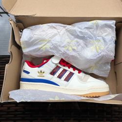 adidas Forum 84 Low Off White Scarlet Collegiate Royal GV9606 Men’s Size 8 New