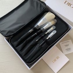 Brand New Dior Makeup Pouch and Brush set