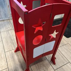 Little Partners Toddler Learning Tower Red