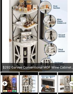 Conventional MDF wine cabinet