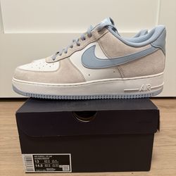 Nike Air Force 1 Low “Light Bone Light Armory Blue” Men’s Size 13 FQ8714-005