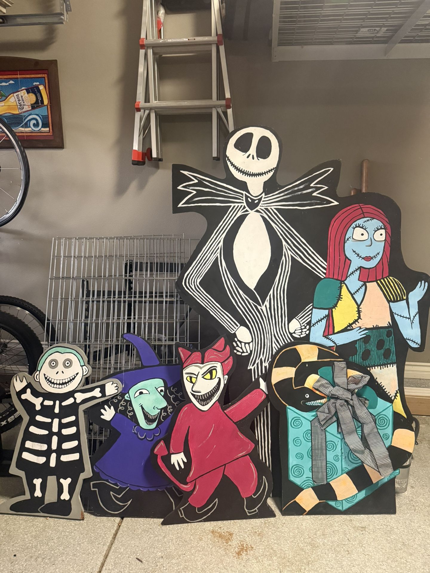 Nightmare Before Christmas Yard Wood Art