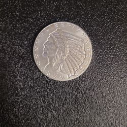 1 Oz Indian Silver  Round. 999