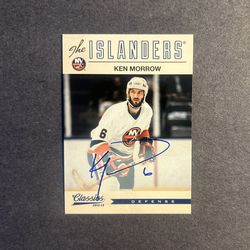 2012-13 Panini Ken Morrow On Card Auto. Negotiable