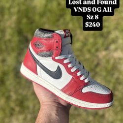 Jordan 1 Lost And Found VNDS OG All Size 8