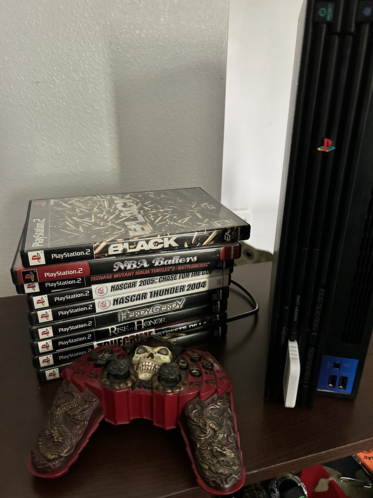 PlayStation 2 With 8 Games